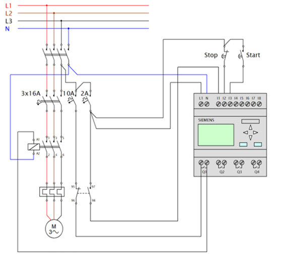 Καλωδίωση Κινητήρα σε ένα PLC LOGO.jpg